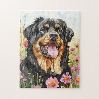 Tibetansk Mastiff Puzzle 252 pcs Hund Art Pussel