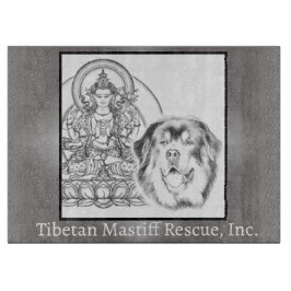 Tibetansk Mastiff Rädding Logotyp Clearboard Board