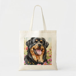 Tibetansk Mastiff Tote Bag Watercolor Hund Tygkasse