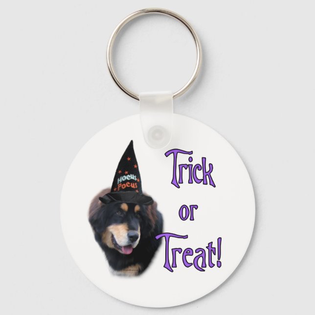 Tibetansk Mastiff Trick Nyckelring (Framsida)