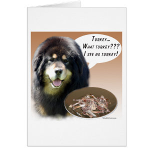 Tibetansk mastiff-Turkiet Hälsningskort