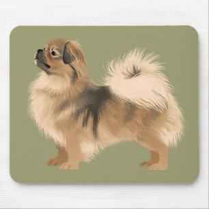 Tibetansk (mörk sable) Mouse Pad Musmatta