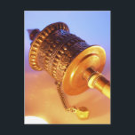 Tibetansk Prayer Wheel Vykort<br><div class="desc">Tibetansk Prayer Wheel</div>