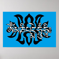 Tibetansk sex True Ord Mantra/Om Morsa Ni Pad Me H