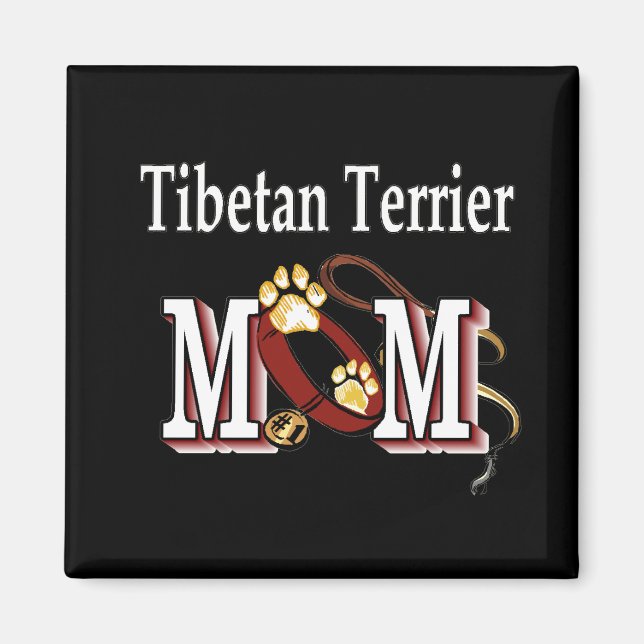 tibetansk skräckare mamma Magnet (Framsidan)