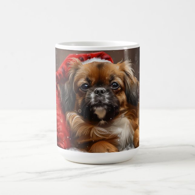 Tibetansk Spaniel Jul Festlig Kaffemugg (Center)