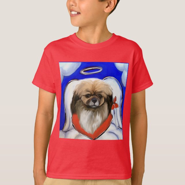 Tibetansk Spaniel T-shirt (Framsida)