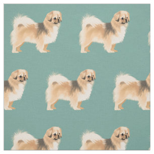 Tibetansk spanjor (Cream) Combed Fabric Tyg