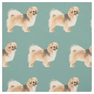 Tibetansk spanjor (Cream) Combed Fabric Tyg