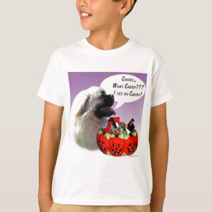 Tibetansk spanjor Halloween Candy T Shirt