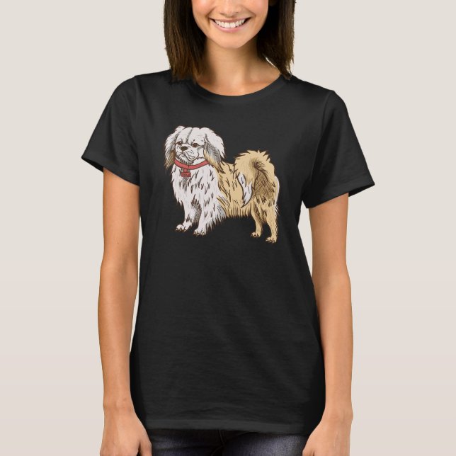 Tibetansk spanjor - Hund Identification - Hundar Ä T Shirt (Framsida)