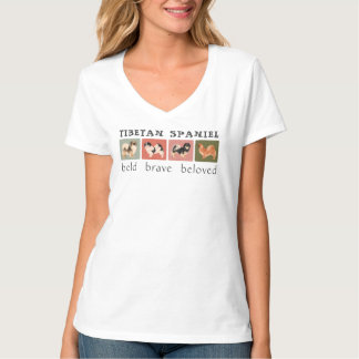 Tibetansk spanjor T-Shirt (vit)
