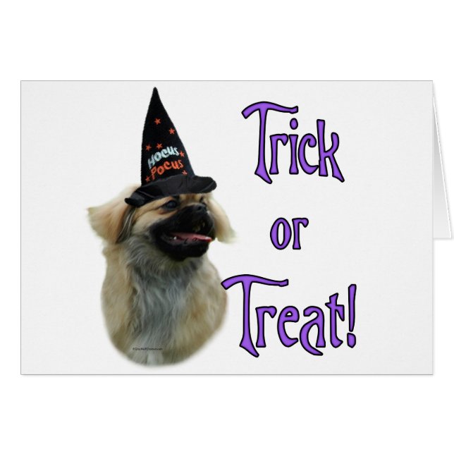 Tibetansk spanskspråkig Trick Hälsningskort (Framsidan Horizontal)