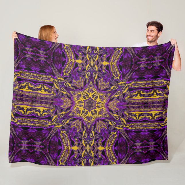 Tibetansk stjärna 1 fleecefilt (På plats)