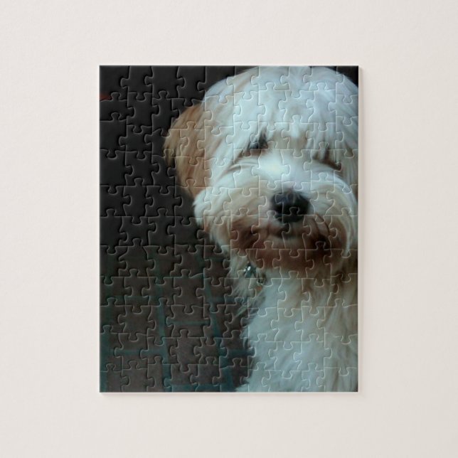 tibetansk terrier 2 pussel (Vertikal)