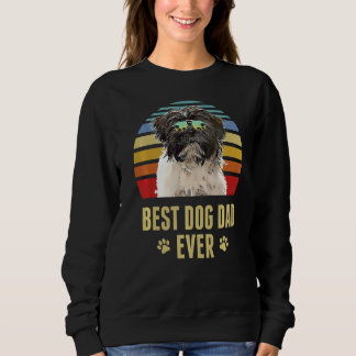 Tibetansk terrier Best Hund Pappa någonsin Retro S T Shirt