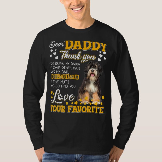 Tibetansk terrier, farfar Tack för att vara min T Shirt (Framsida)