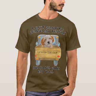 Tibetansk terrier för lastbil-Hund T Shirt