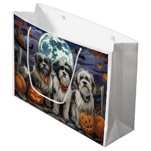 Tibetansk Terrier Halloween Spooky
