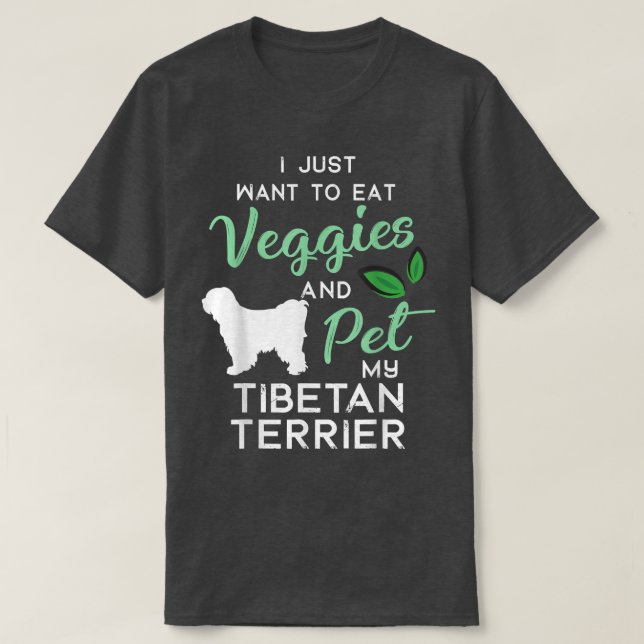 Tibetansk Terrier Hund Cigar älskare ägare Julafto T Shirt (Design framsida)