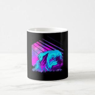 Tibetansk terrier i modern stil kaffemugg