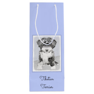 Tibetansk terrier-målning - Cute Original Hund Art