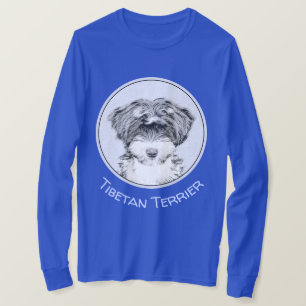 Tibetansk terrier-målning - Cute Original Hund Art T Shirt