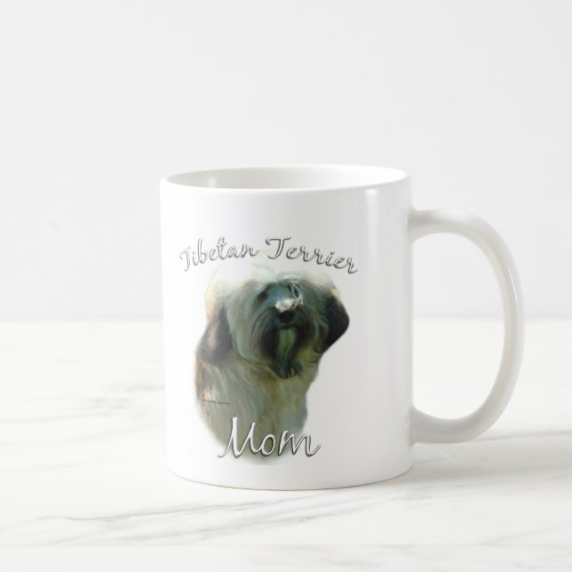 Tibetansk Terrier Mamma 2 Kaffemugg (Höger)
