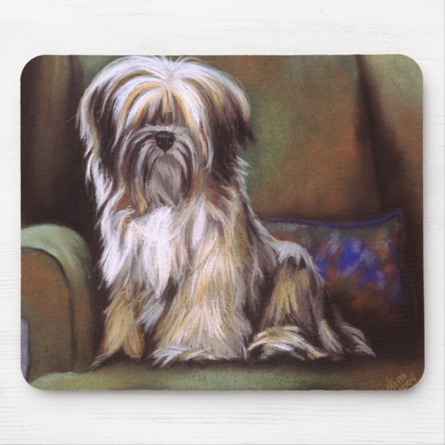 Tibetansk terrier musmatta (Framsidan)