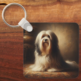 Tibetansk terrier nyckelring