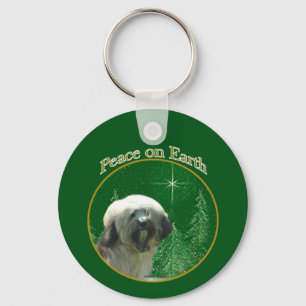 Tibetansk terrier Peace Nyckelring