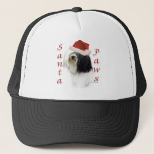 Tibetansk Terrier Santa Tassar Truckerkeps