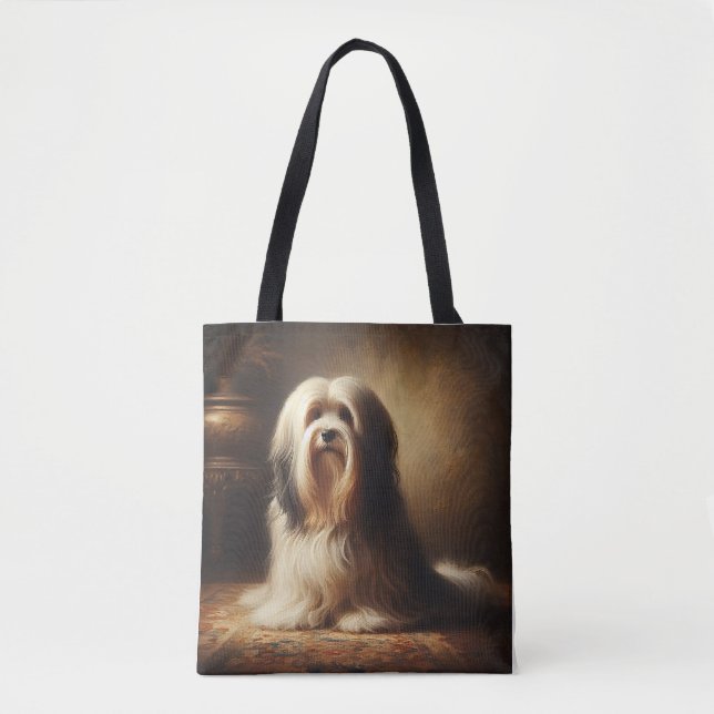 Tibetansk terrier tygkasse (Framsida)