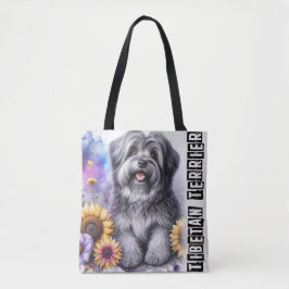 Tibetansk terrier tygkasse