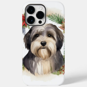 Tibetansk terrier-Valp för julkrans