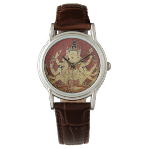Tibetansk Thangka av Guhyasamaja Akshobhyavajra Armbandsur