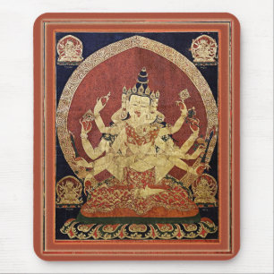 Tibetansk thangka Guhyasamaja Akshobhyavajra Musmatta