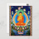 Tibetansk Thangka Prabhutaratna Buddha Vykort (Front/Back)
