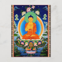Tibetansk Thangka Prabhutaratna Buddha