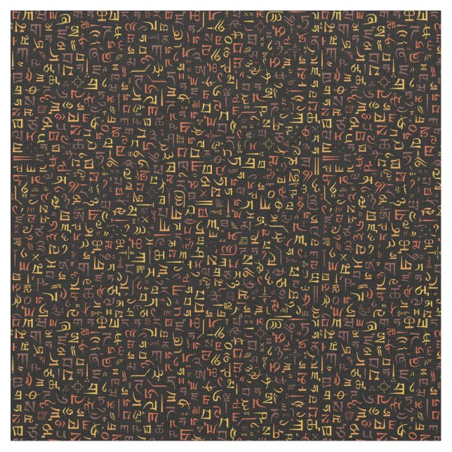 tibetansk tyg (Närbild)