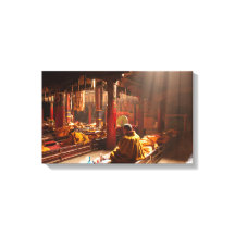 Tibetanska Munk Kanvastrycket