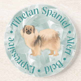 Tibetanska spanjorer Underlägg "Bold" (teal)