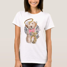 Tibetanska Terrier Angel Baby t-shirts