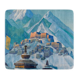 Tibetanskt landskap i Himalaya-bergen Peaks