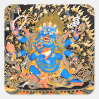 Tibetant buddistiskt konsttryck