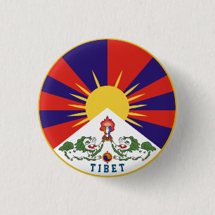 Tibets emblem knapp