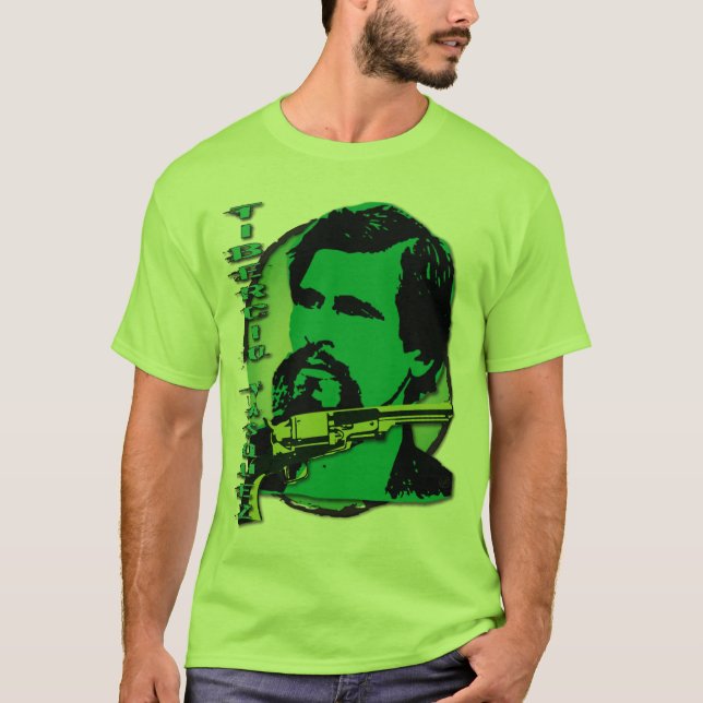 Tiburcio Vásquez legendarisk fredlös T-shirt (Framsida)