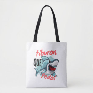 TIBURON SÄG QUE PEDO, SHARK, VAD SOM PÅGÅR TYGKASSE
