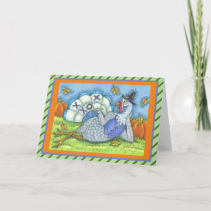 TIC TAC TOC TO TURKEY THANKSGIVING GREETING CARD V KORT