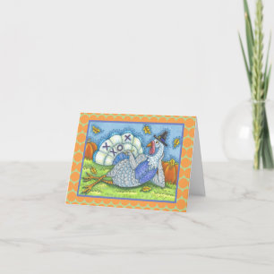 TIC TAC TOC TO TURKIY THANKSGIVING GREETING CARD B KORT